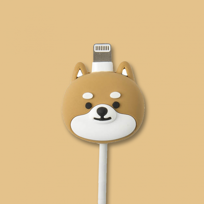 [iCUBE] Protector de cable Shiba cara