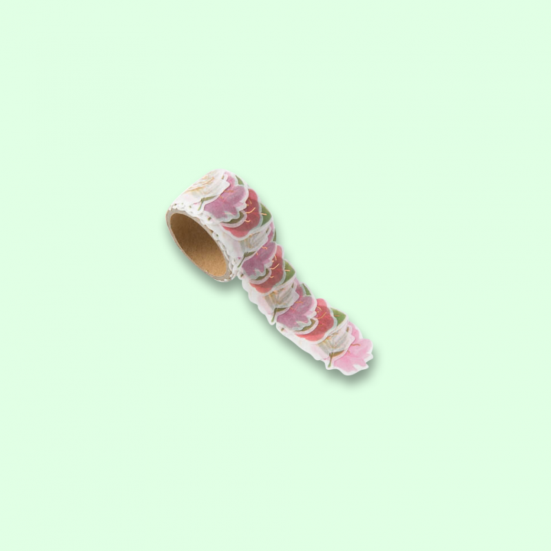 [AGOTADO BODEGA] Stickers masking tape Rosas
