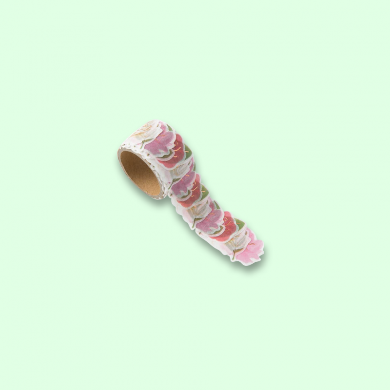 Stickers masking tape Rosas