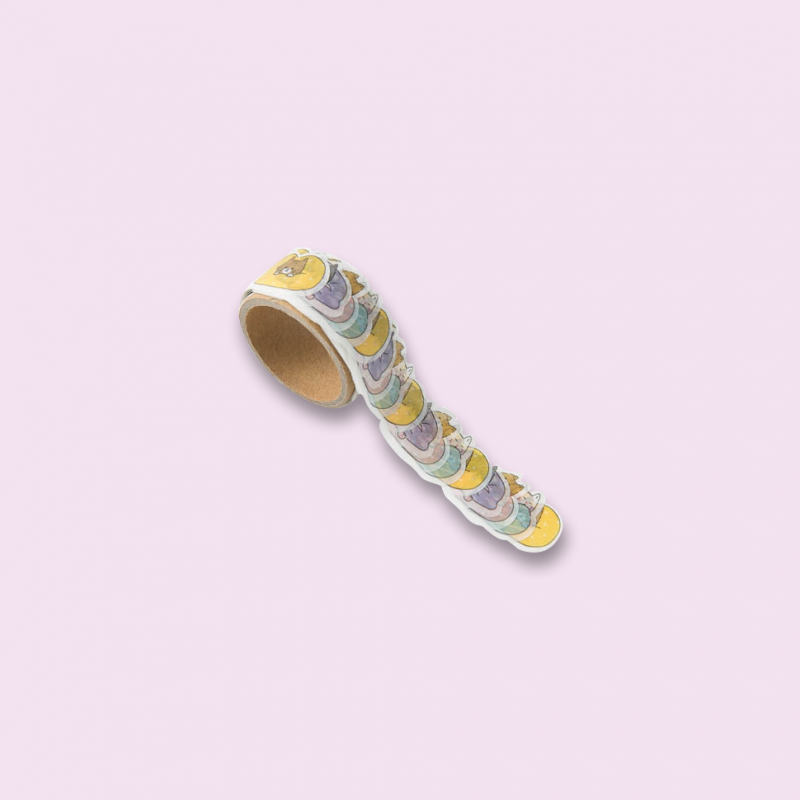 [AGOTADO BODEGA] Stickers masking tape Gatitos