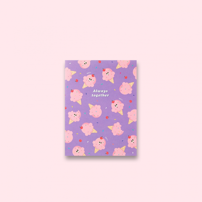 [AGOTADO BODEGA] Mini libreta con líneas Helados 24 hojas