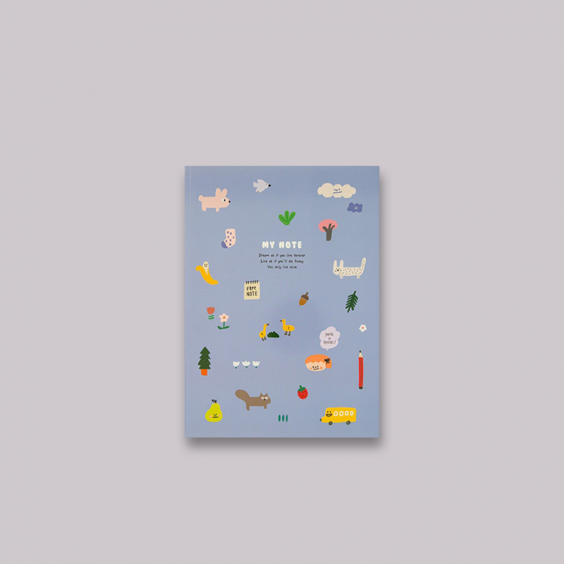 [AGOTADO BODEGA] Libreta con líneas Naturaleza 24 hojas