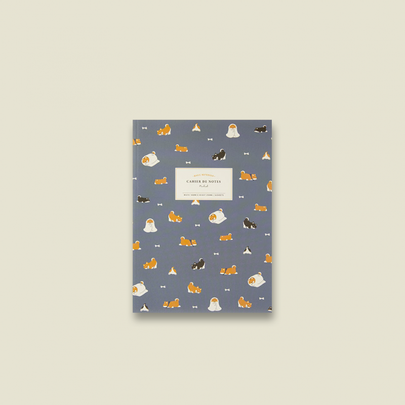 [AGOTADO BODEGA] Libreta con líneas Shiba dormilón 24 hojas