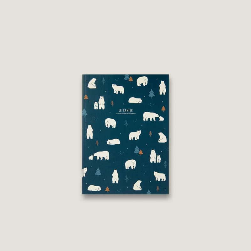 Libreta con líneas Oso polar 24 hojas Libreta con líneas Oso polar 24 hojas