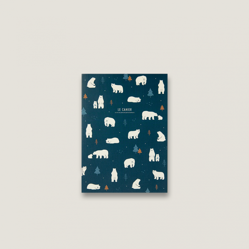 Libreta con líneas Oso polar 24 hojas