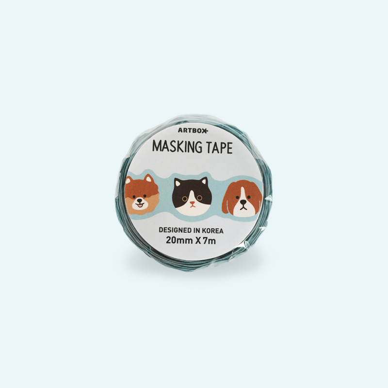 Masking tape caritas Mascotas