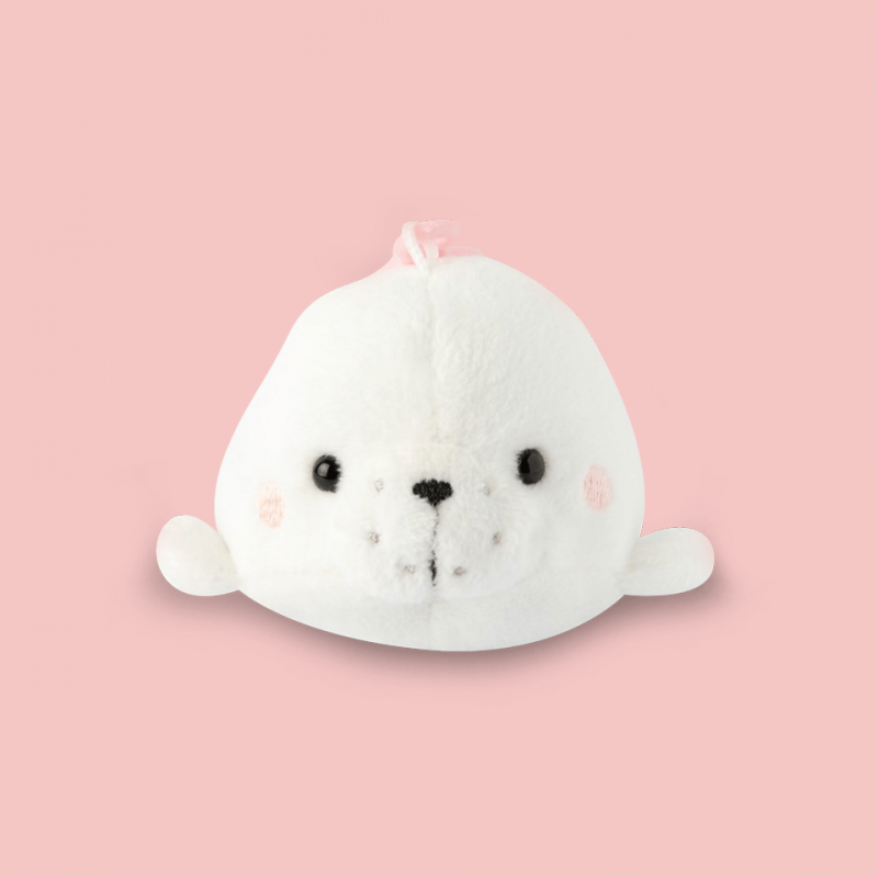 Llavero peluche Foquita blanca