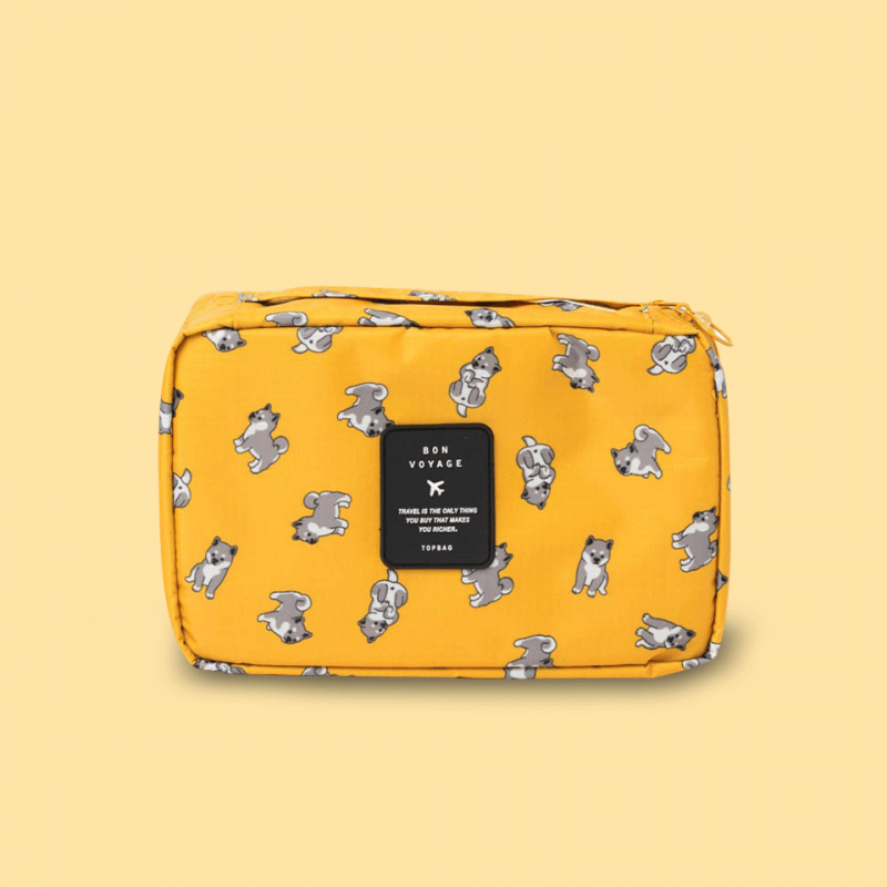 Necessaire de viaje (amarillo) Shiba - M Necessaire de viaje (amarillo) Shiba - M