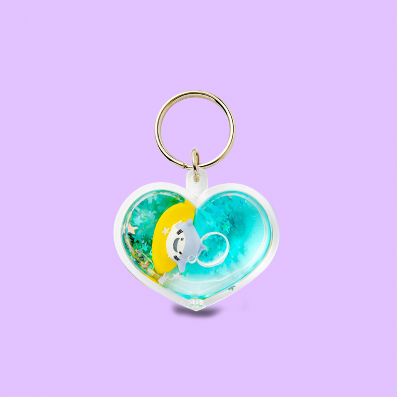 Llavero acrílico corazón Boss surf Llavero acrílico corazón Boss surf