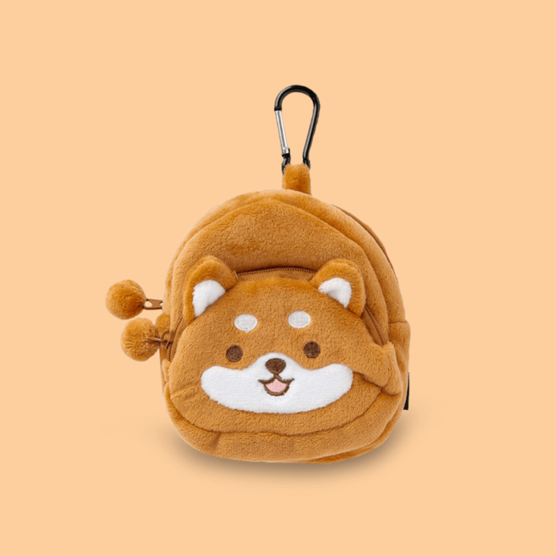 Monedero mini mochila Shiba