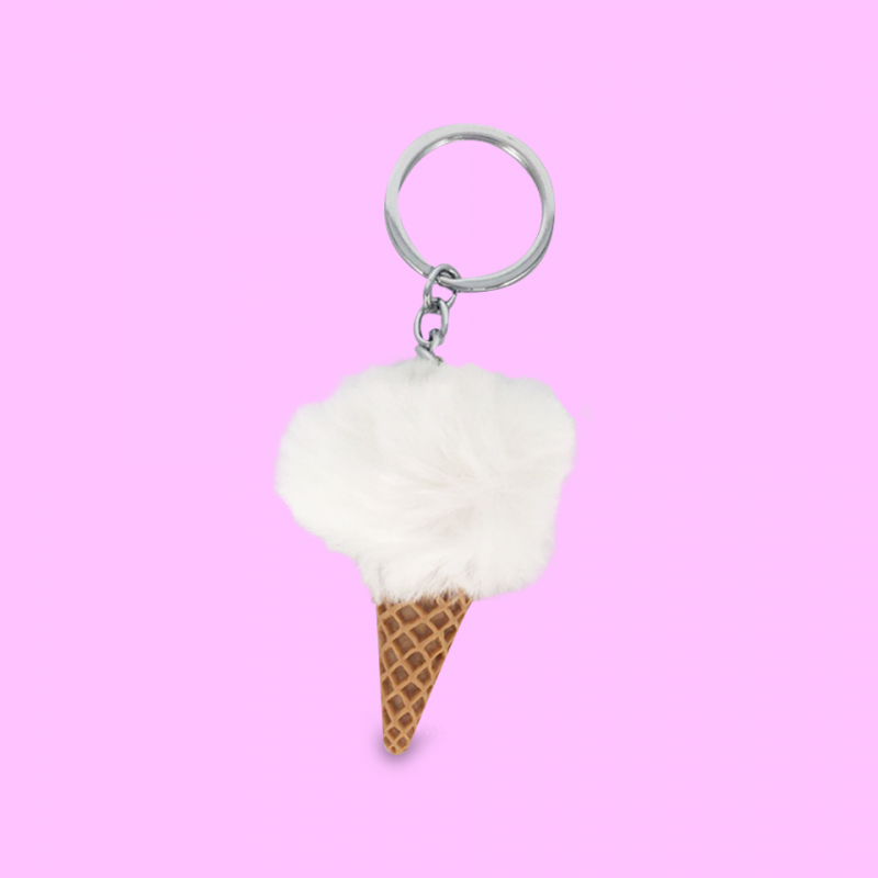 Llavero Helado Blanco Llavero Helado Blanco