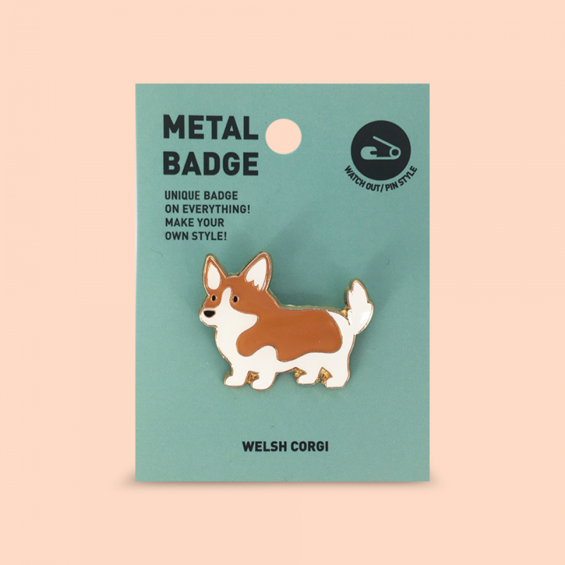 Pin metálico Corgi