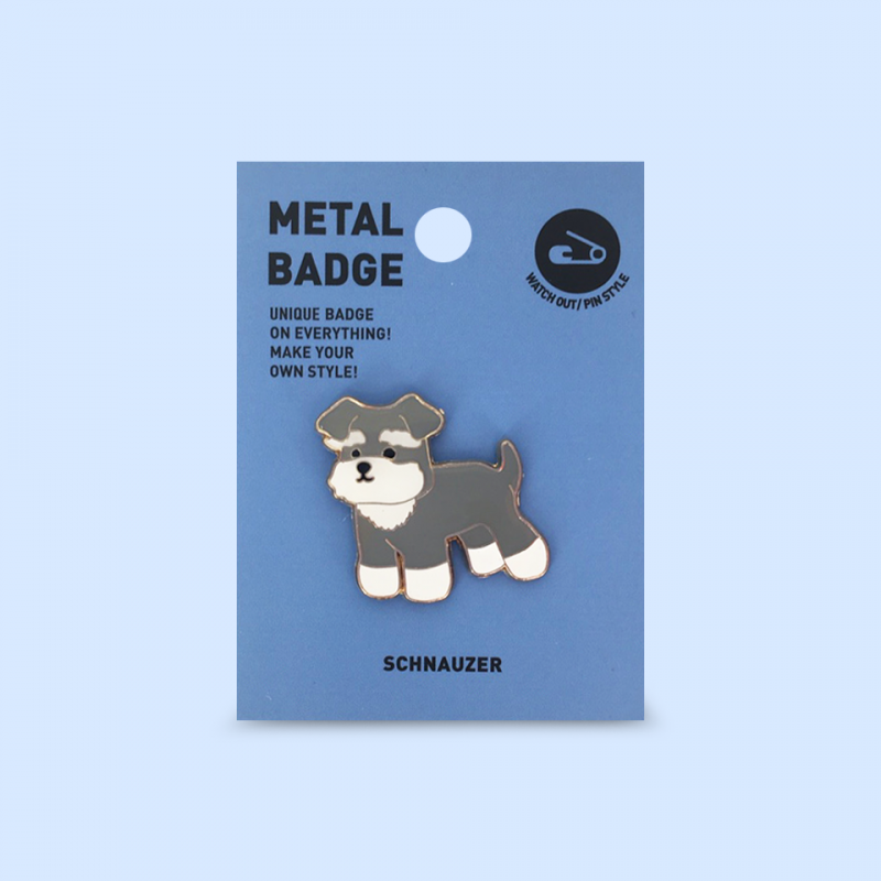 [AGOTADO BODEGA] Pin metálico Schnauzer