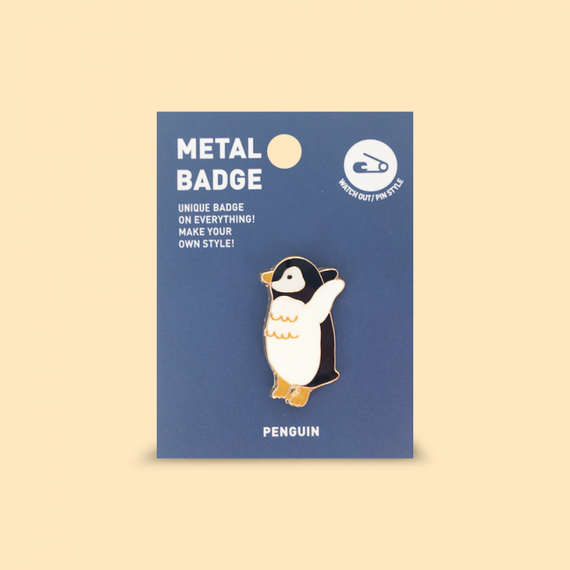 [AGOTADO BODEGA] Pin metálico Pingüino