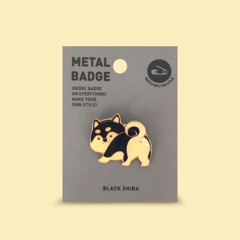 [AGOTADO BODEGA] Pin metálico Shiba