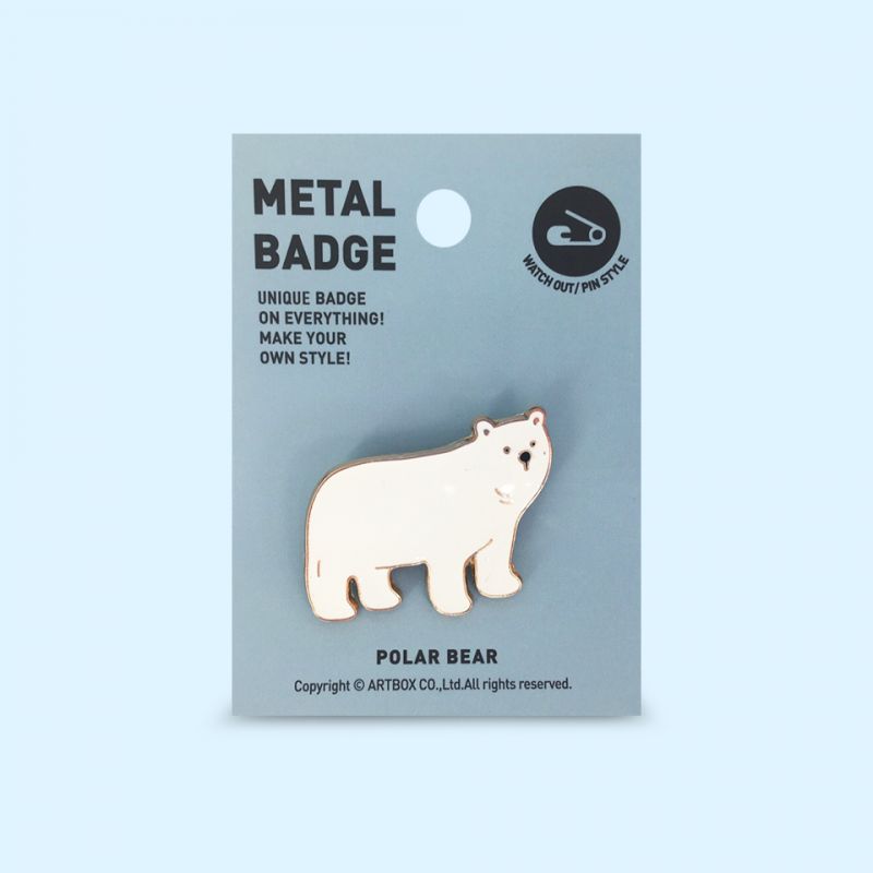 [AGOTADO BODEGA] Pin metálico Oso polar