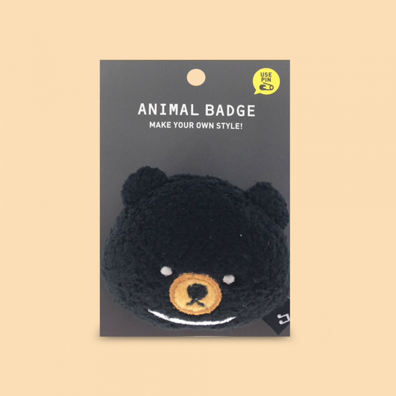 Pin peluche Oso negro tamaño L Pin peluche Oso negro tamaño L