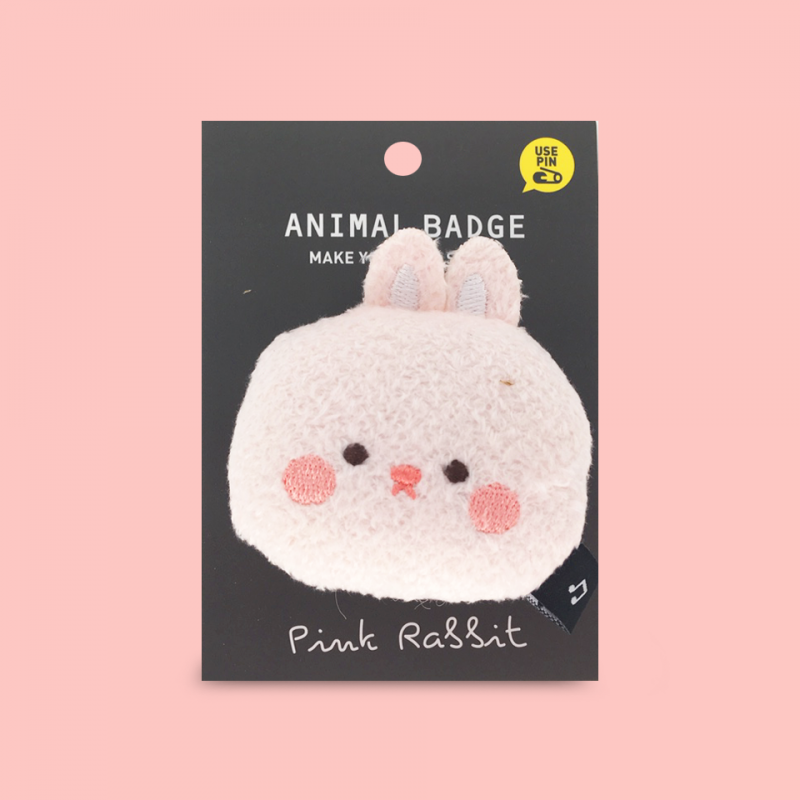 Pin peluche Conejo rosa tamaño L