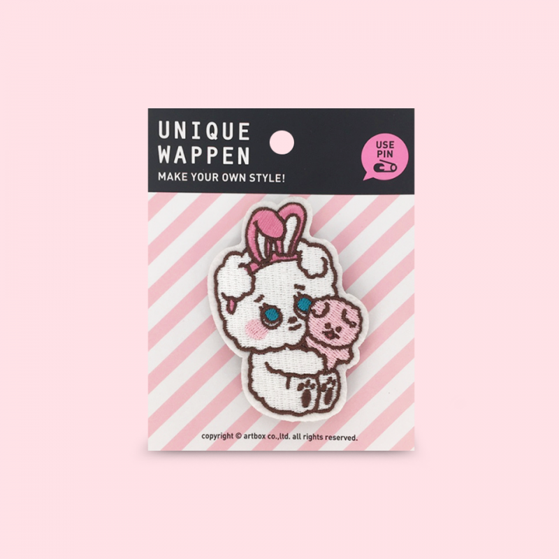 Pin parche bordado Babichon y peluche Pin parche bordado Babichon y peluche