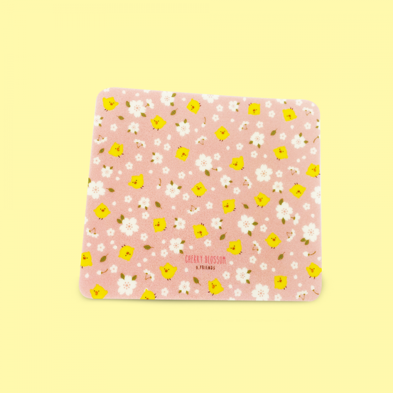 Mouse pad patrón Iren y flores de cerezo