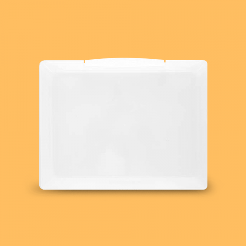 Carpeta maleta plástico rígido transparente L Carpeta maleta plástico rígido transparente L