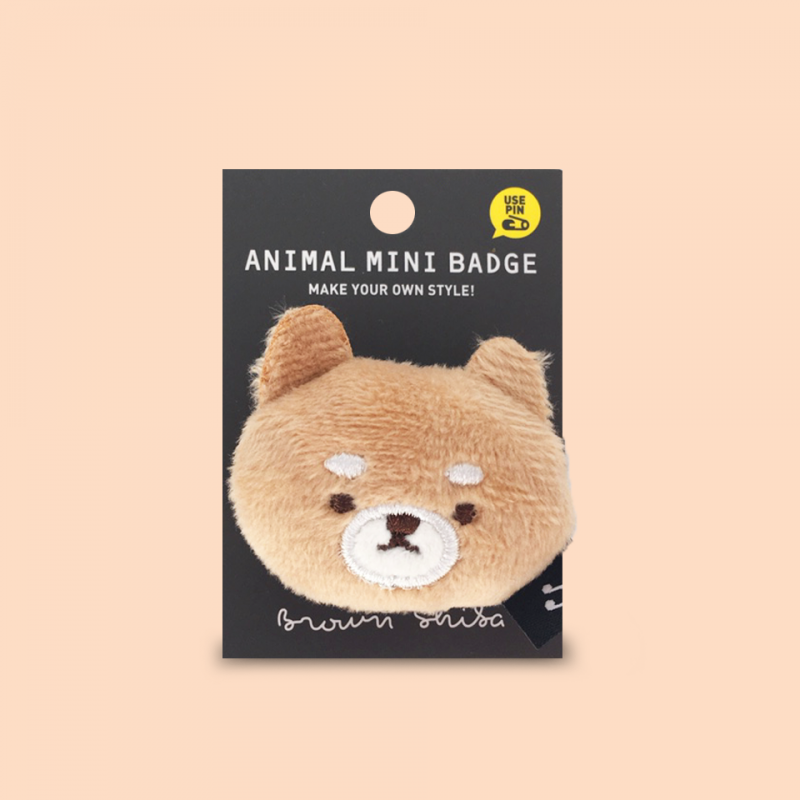 [AGOTADO BODEGA] Pin peluche Shiba café tamaño S