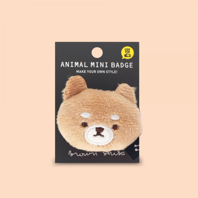 Pin peluche Shiba café tamaño S