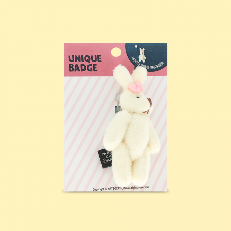 Pin mini peluche Conejito Blanco Pin mini peluche Conejito Blanco