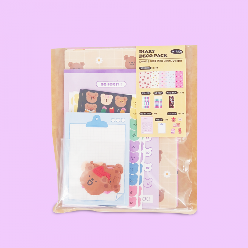 Set para journaling Ositos Set para journaling Ositos