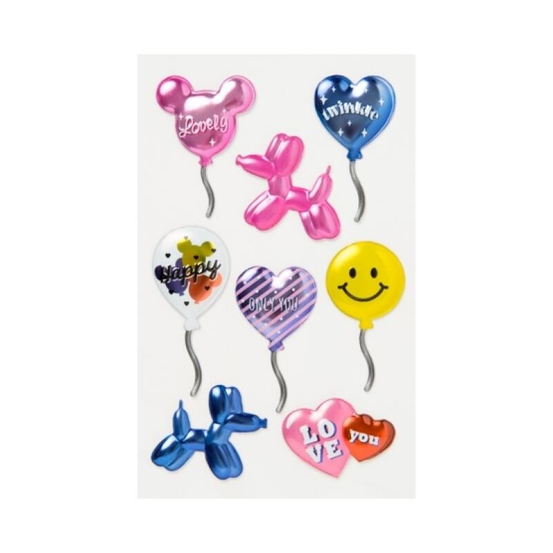 Set stickers globos Cotillón Set stickers globos Cotillón