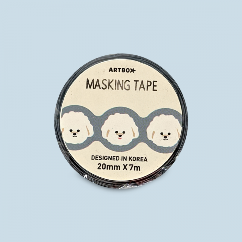 Masking tape caritas Poodle