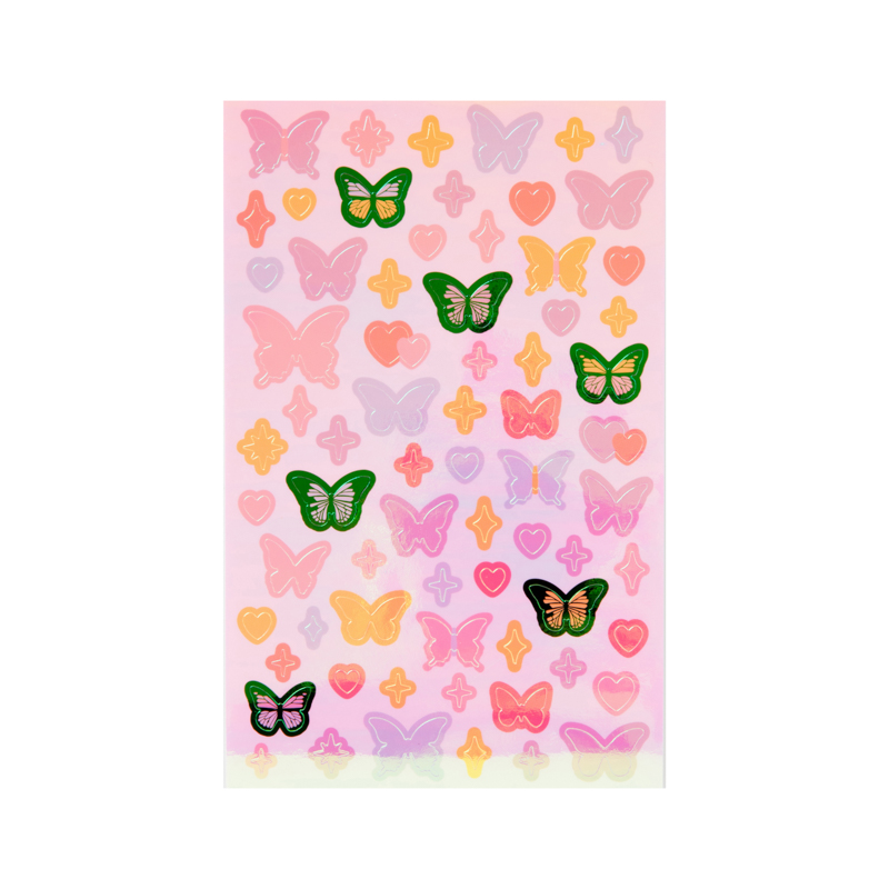 Set stickers holográficos Mariposas Set stickers holográficos Mariposas