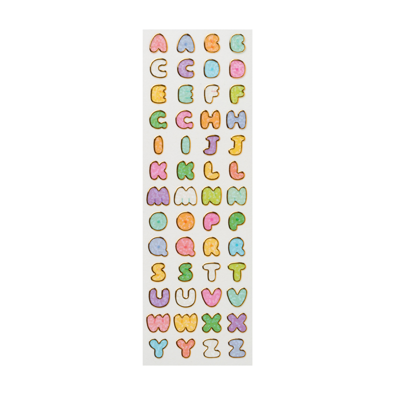 Set stickers deco Abc