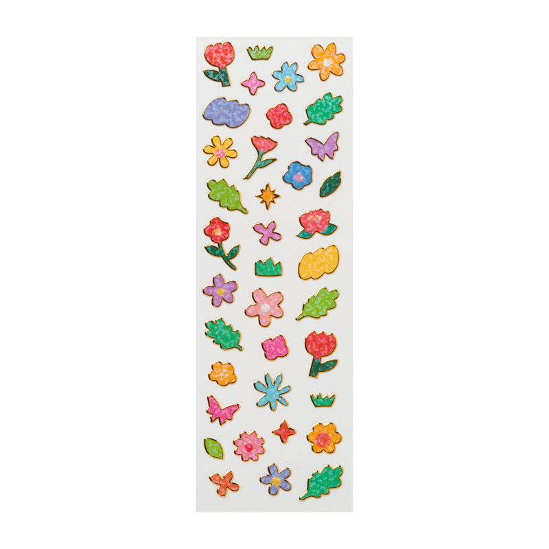 Set stickers deco Flores