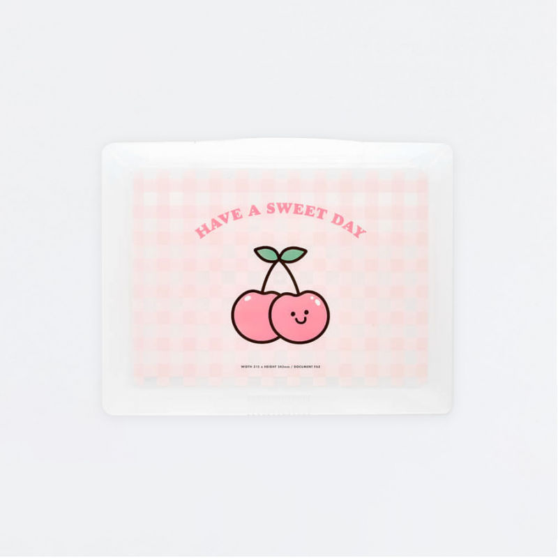 Carpeta maleta plástico rígido Cerecitas Carpeta maleta plástico rígido Cerecitas