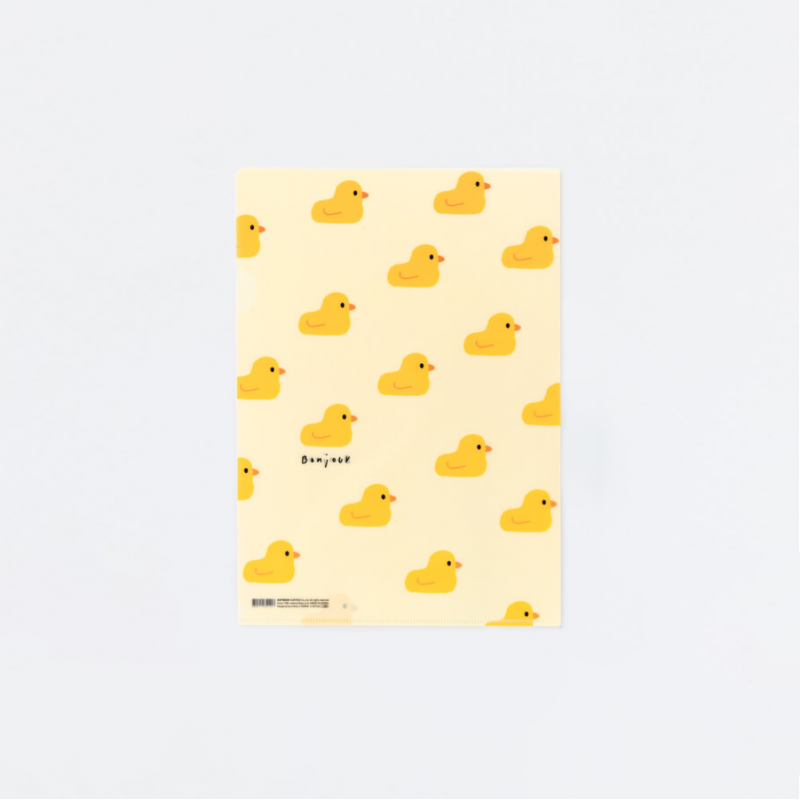 Carpeta simple Patitos