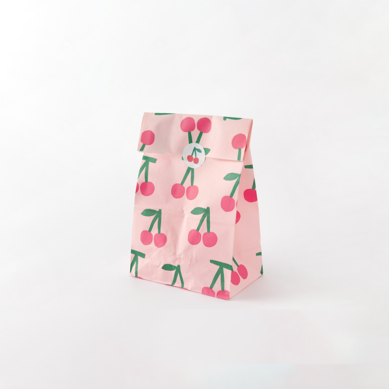 Bolsa para regalo de papel Cerezas