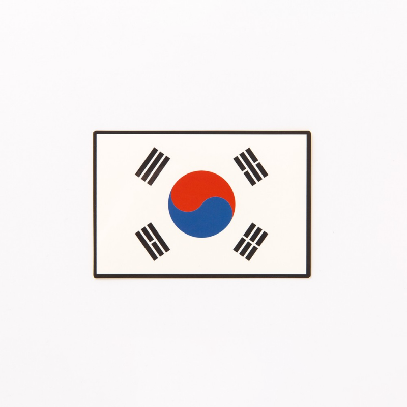Sticker para maleta de viaje Bandera coreana